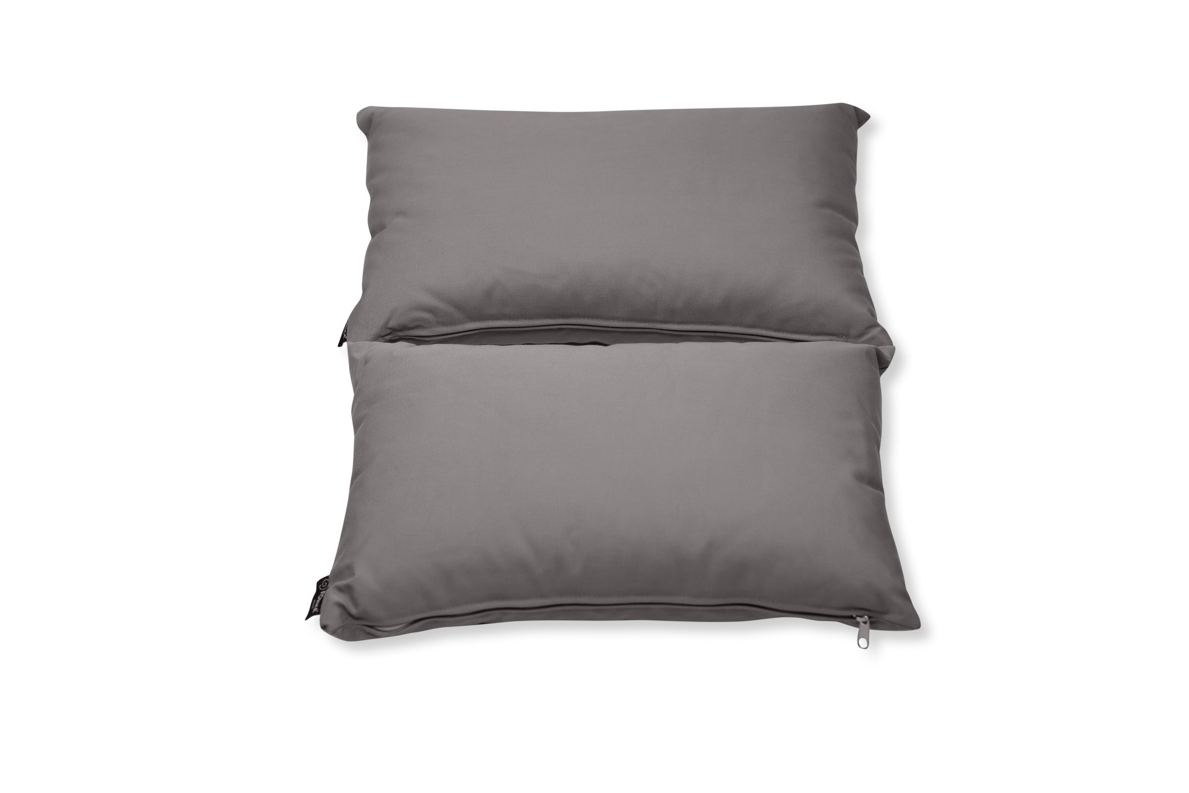 Forma Marines Bundles Boat Chair High Back Teak Armrests Set of 2 M150 +Cushions 2M150CUS-G #color_grey