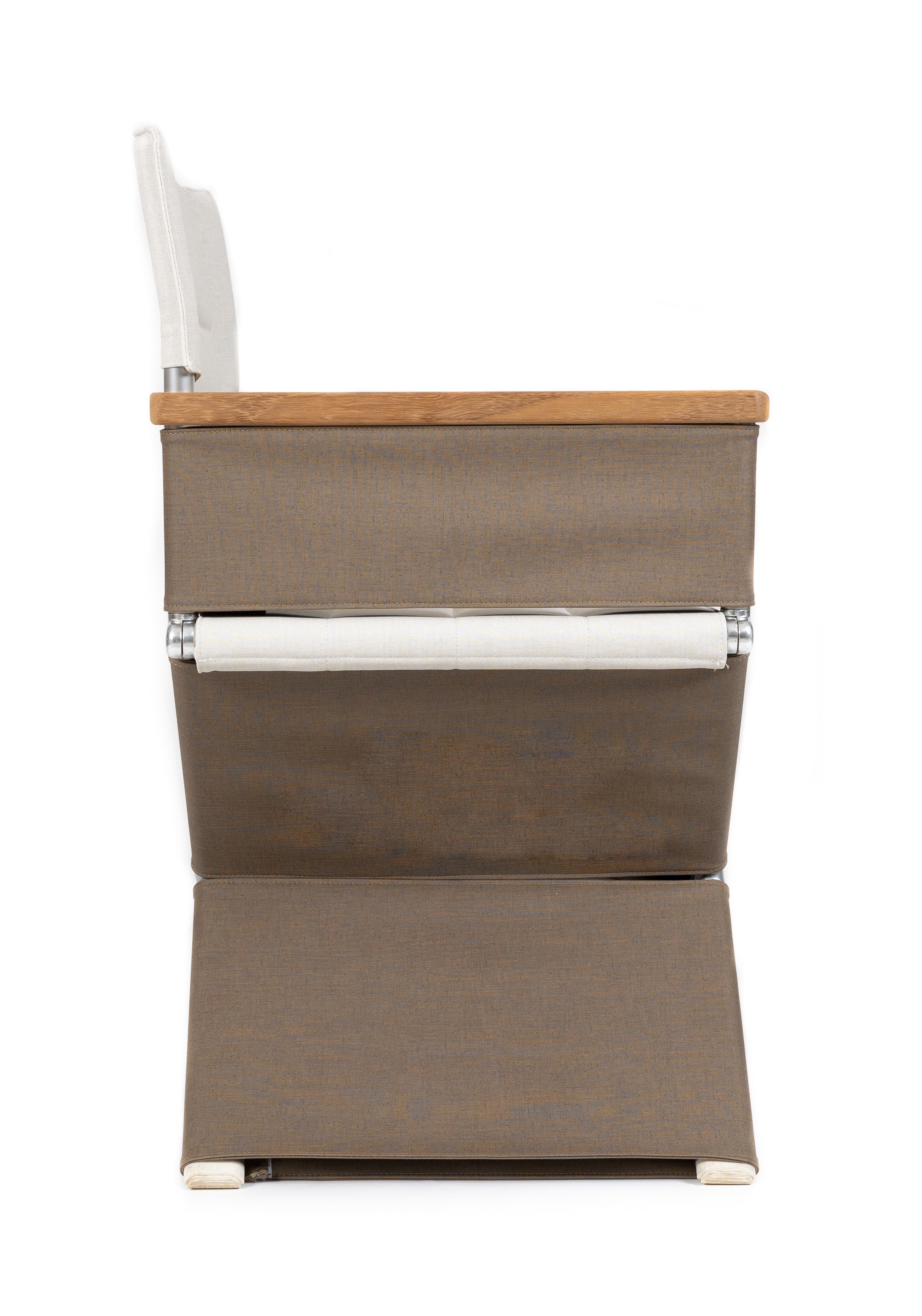 FORMA MARINE High-End Folding Aluminum Blue Vinyl Boat Chair, Model Aegean Sand