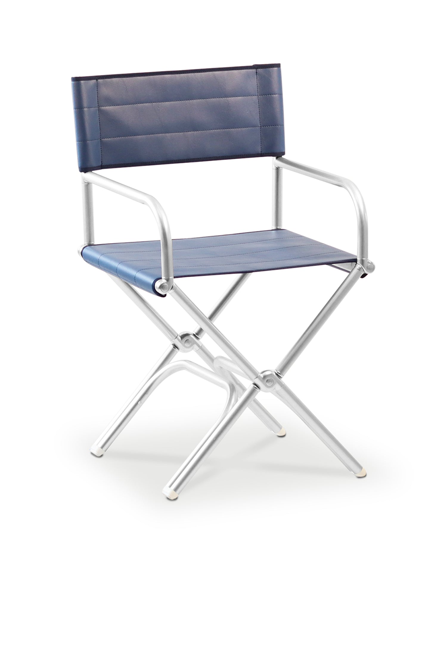Forma Marine Bundle 2 Boat Chairs Vinyl Blue Folding Aluminum High end + Protective Bag BA6000VB-C #color_navy