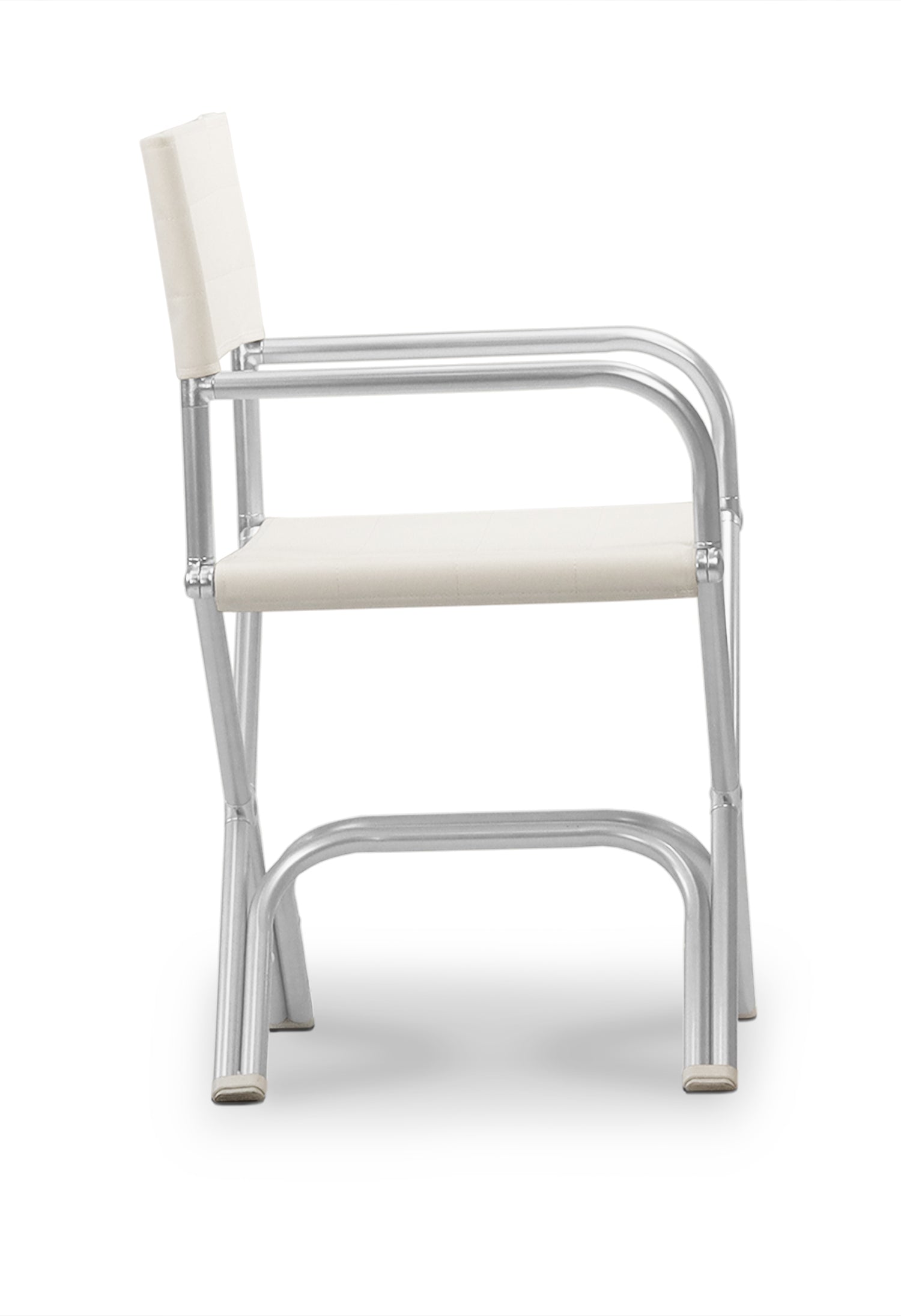 FORMA MARINE Boat Chair High-End Folding Aluminum White Vinyl, A6000VW #color_white