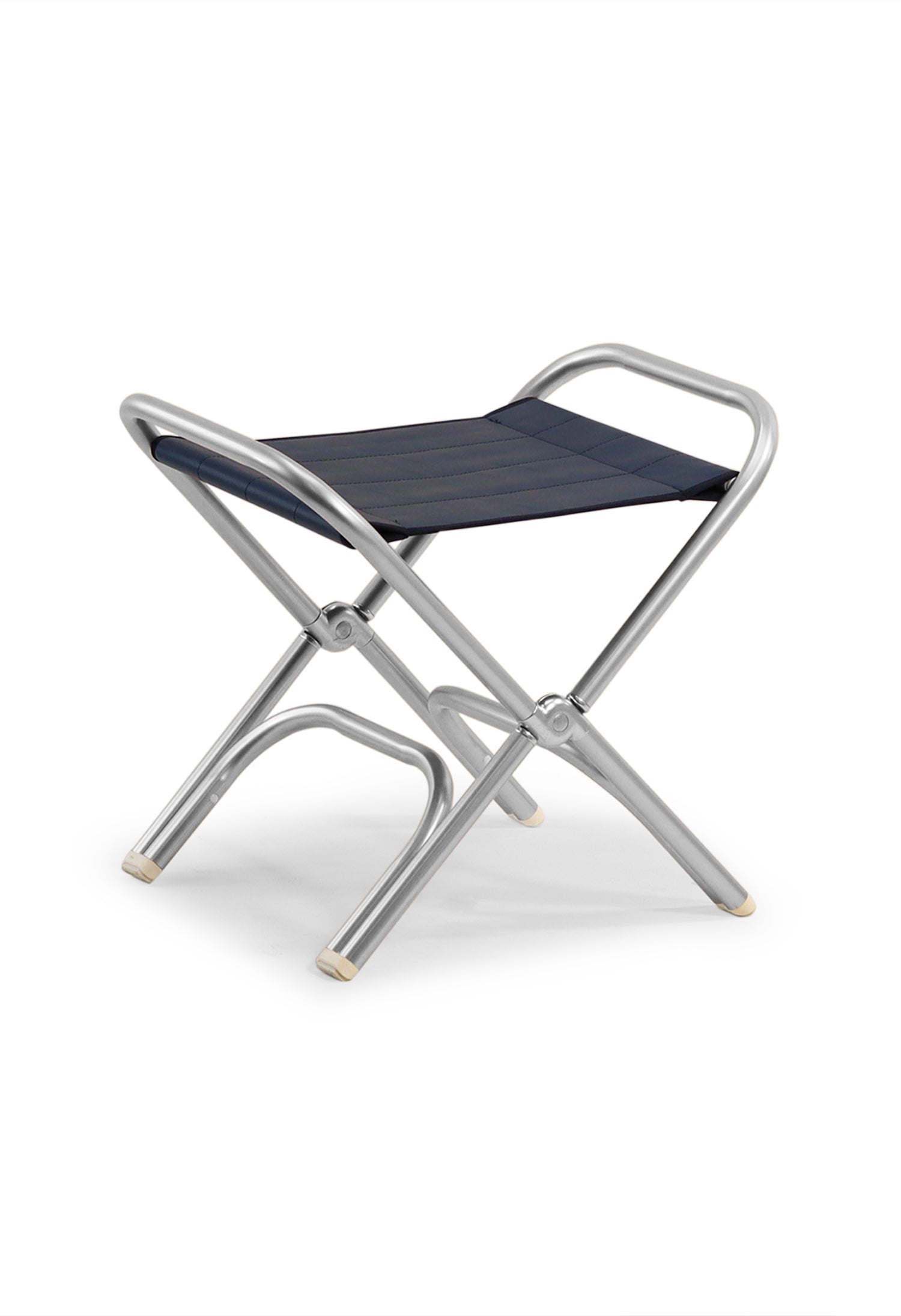 FORMA MARINE Boat Stool Folding Aluminum Blue Vinyl  High-End A7000VB #color_blue vinyl