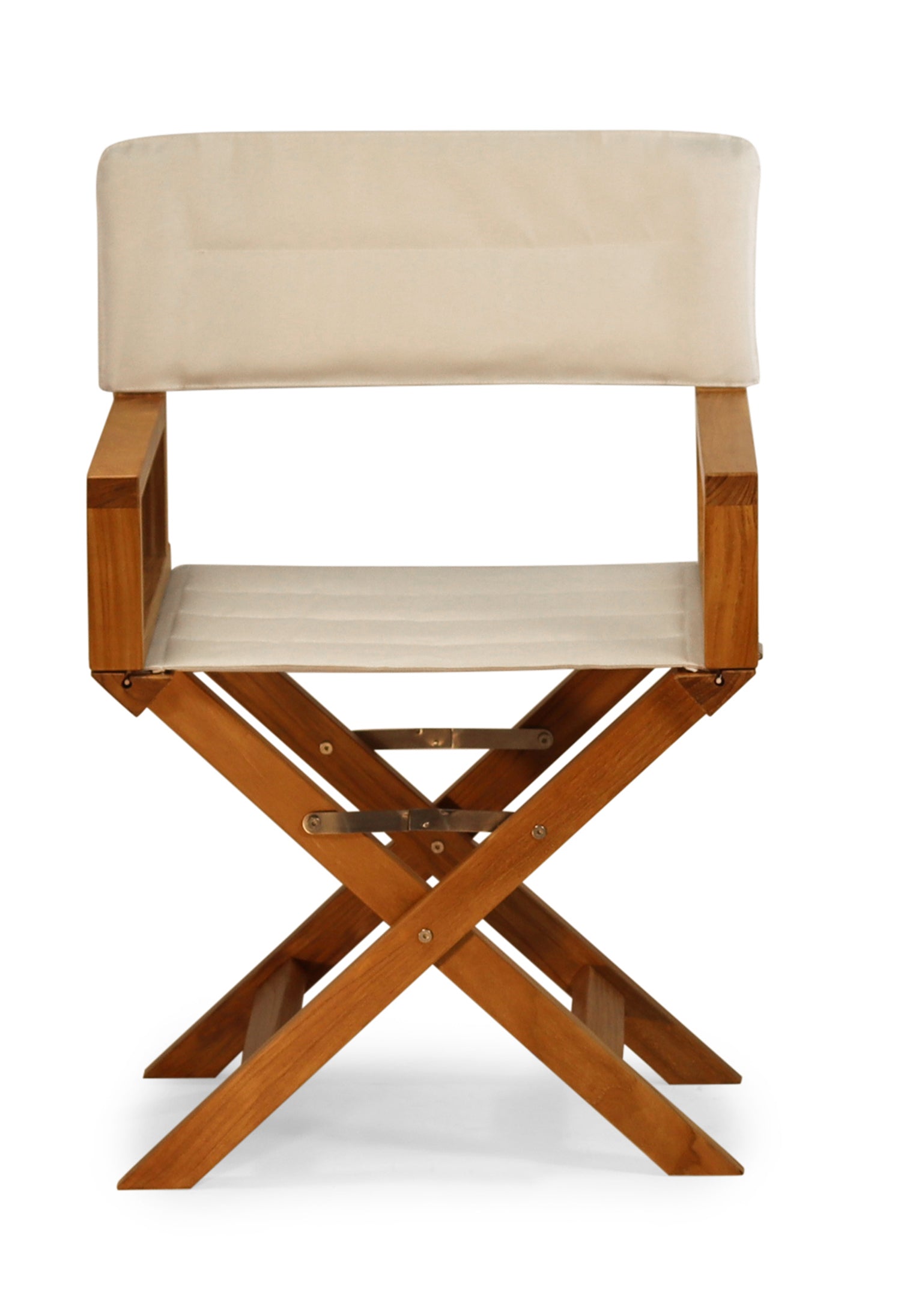 Forma Marine Teak Chair with Armrests Folding - L10 #color_white
