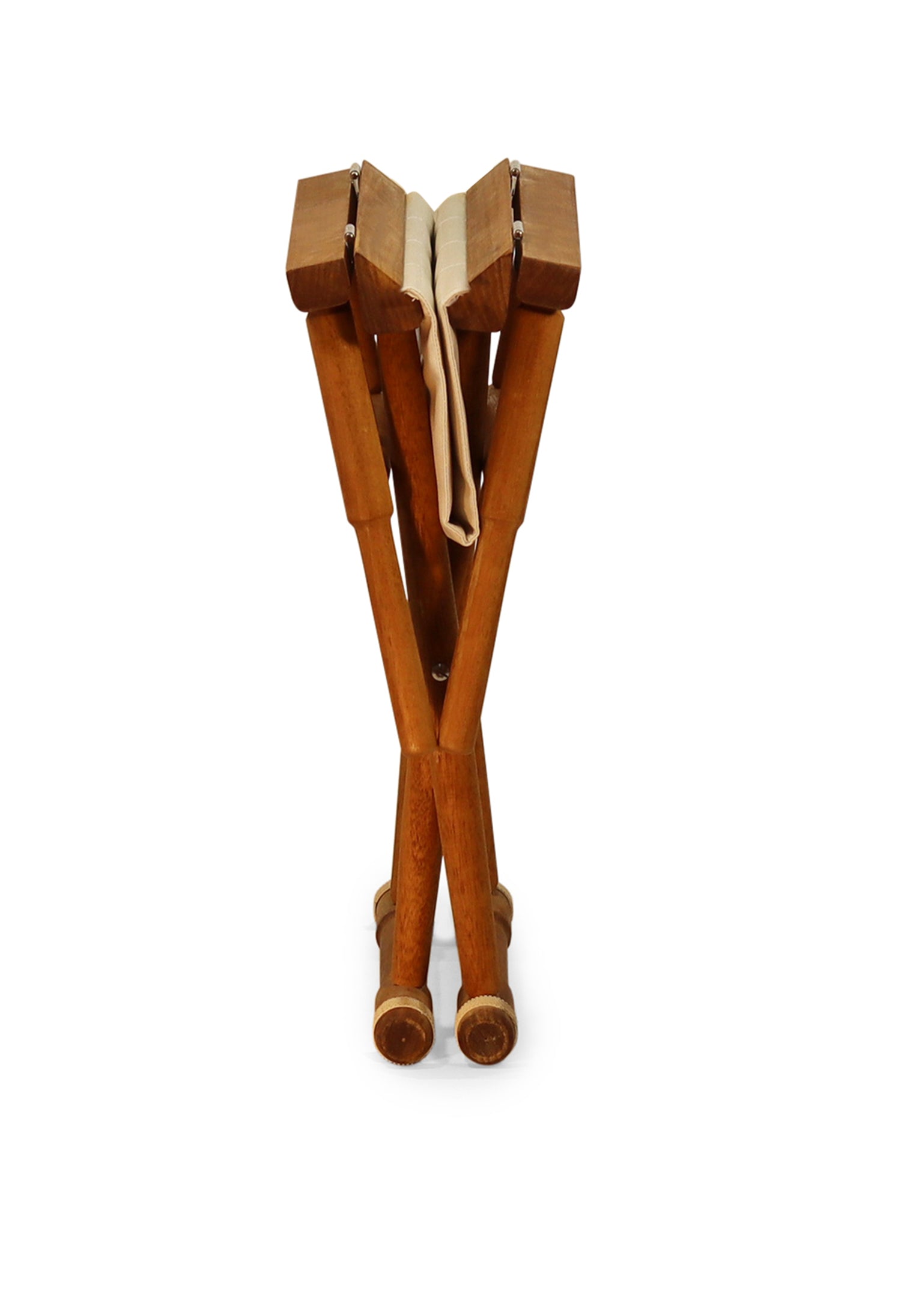 Forma Marine Teak Directors Chair with Armrests Folding - L15 #color_white