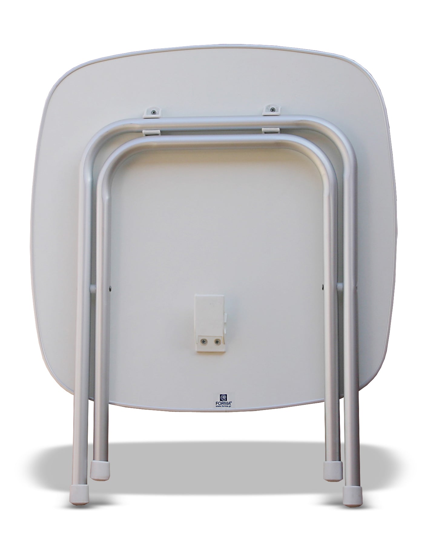 Forma Marines Bundles Boat Chair Teak Armrests Set of 2 M100 + Boat Table Folding Aluminum M350 B100350 #color_white