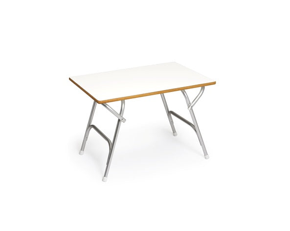 FORMA MARINE High Quality Boat Table Marine grade Plywood covered with White Formica 61 x 88 x 70 cm-M400HFT