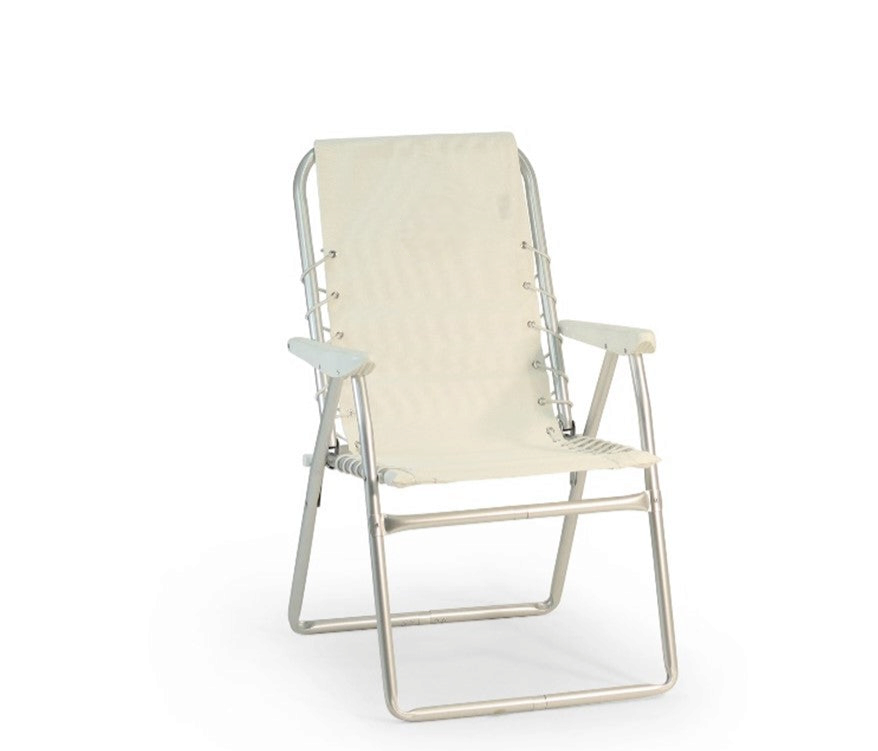 Forma Marine Outdoor Chair Folding Aluminum Textilene Fabric PA150X-VW #color_white vinyl