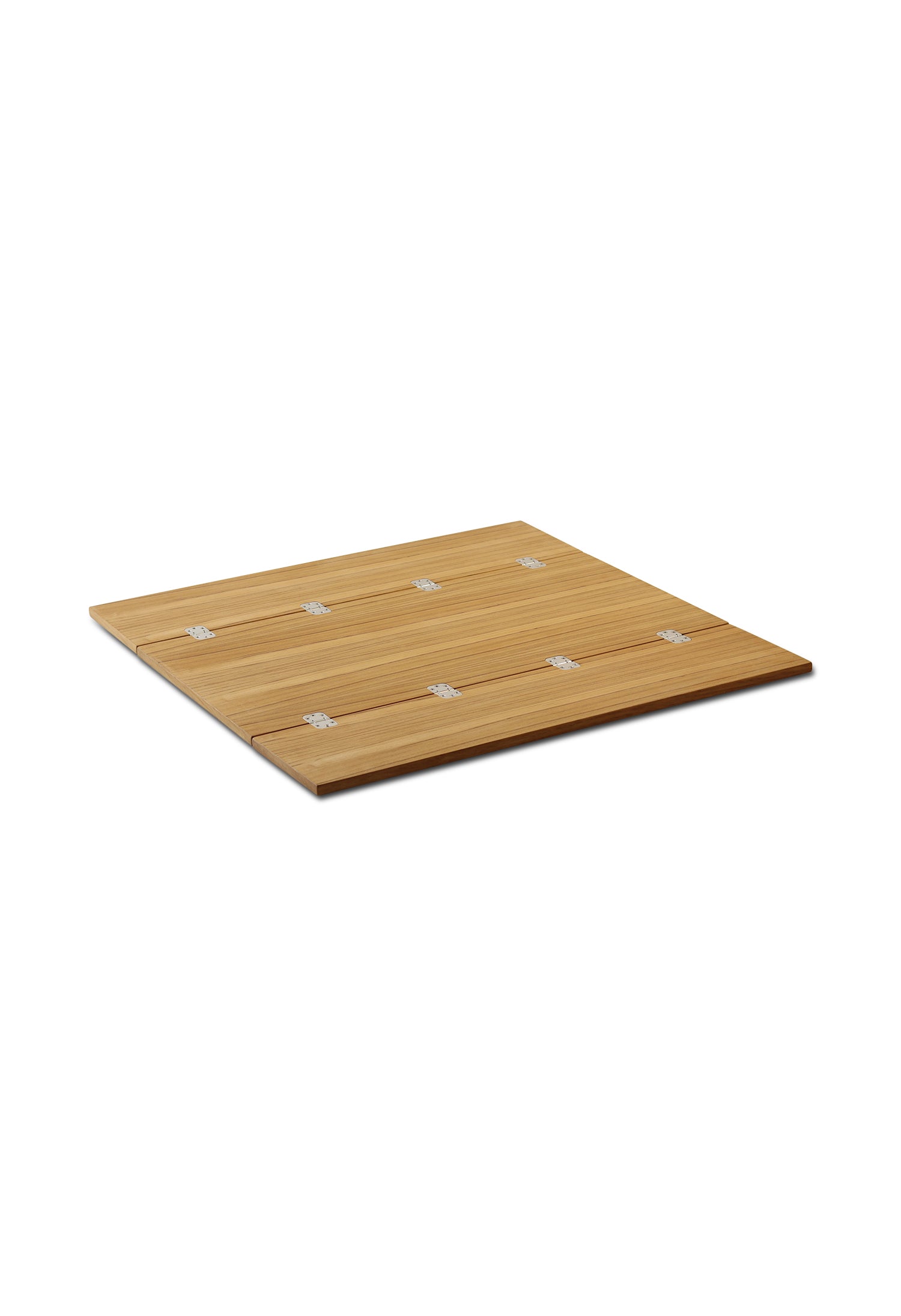 Marine grade Plywood covered with Teak Veneer-Open 100x100 cm or Folded 100x50cm S100100T