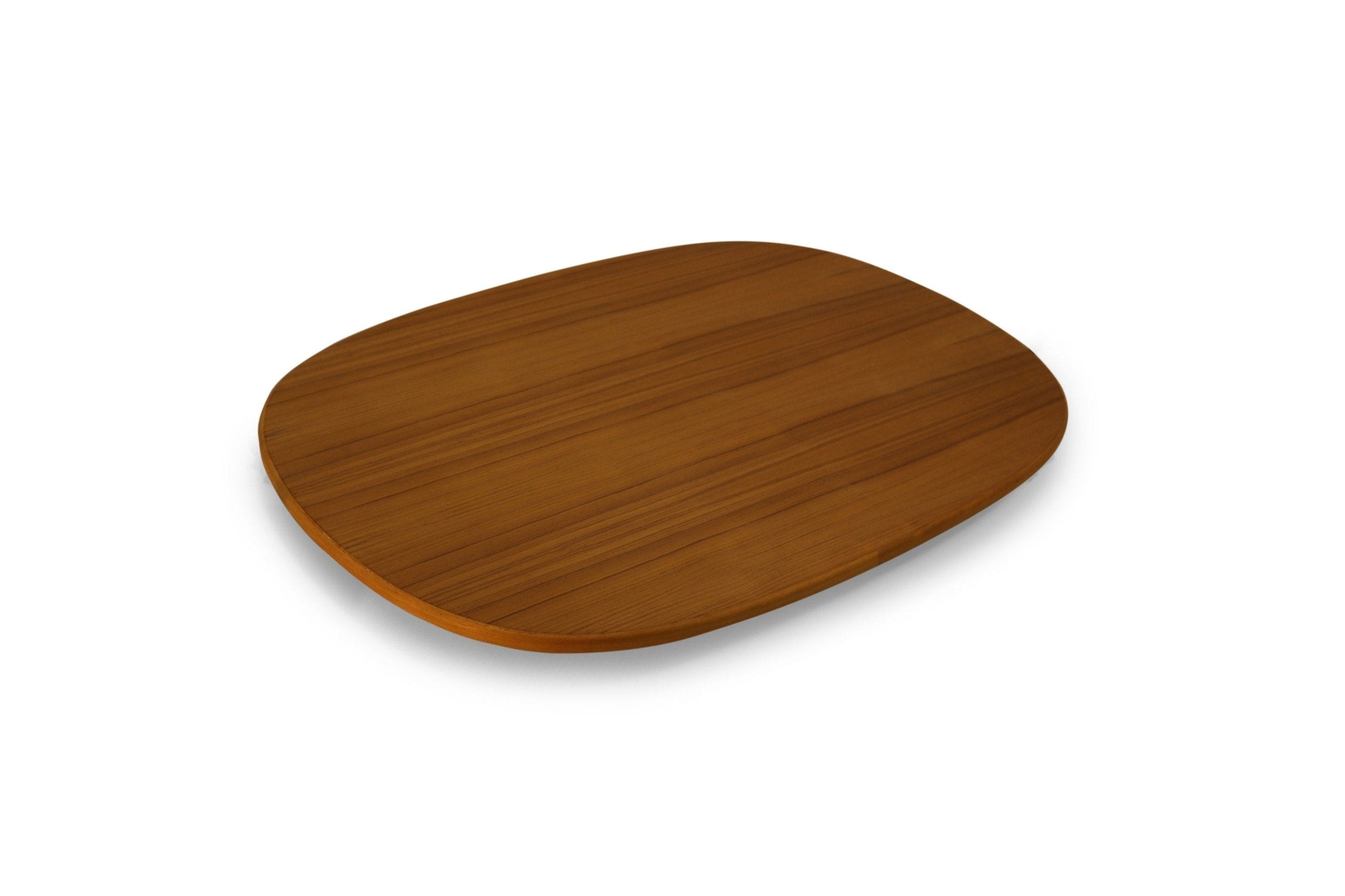 Marine grade Plywood covered with Teak Veneer Table Top 76 x 105 cm S76105T-OVAL