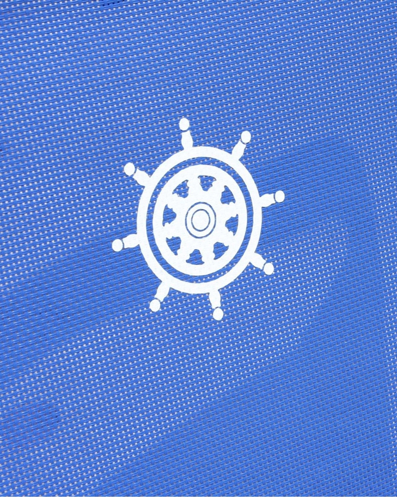 FORMA MARINE Boat Chair with Bamboo Armrests Folding Aluminum High Back Blue Textilene Fabric Set of 2 M150VB-BB #color_blue vinyl