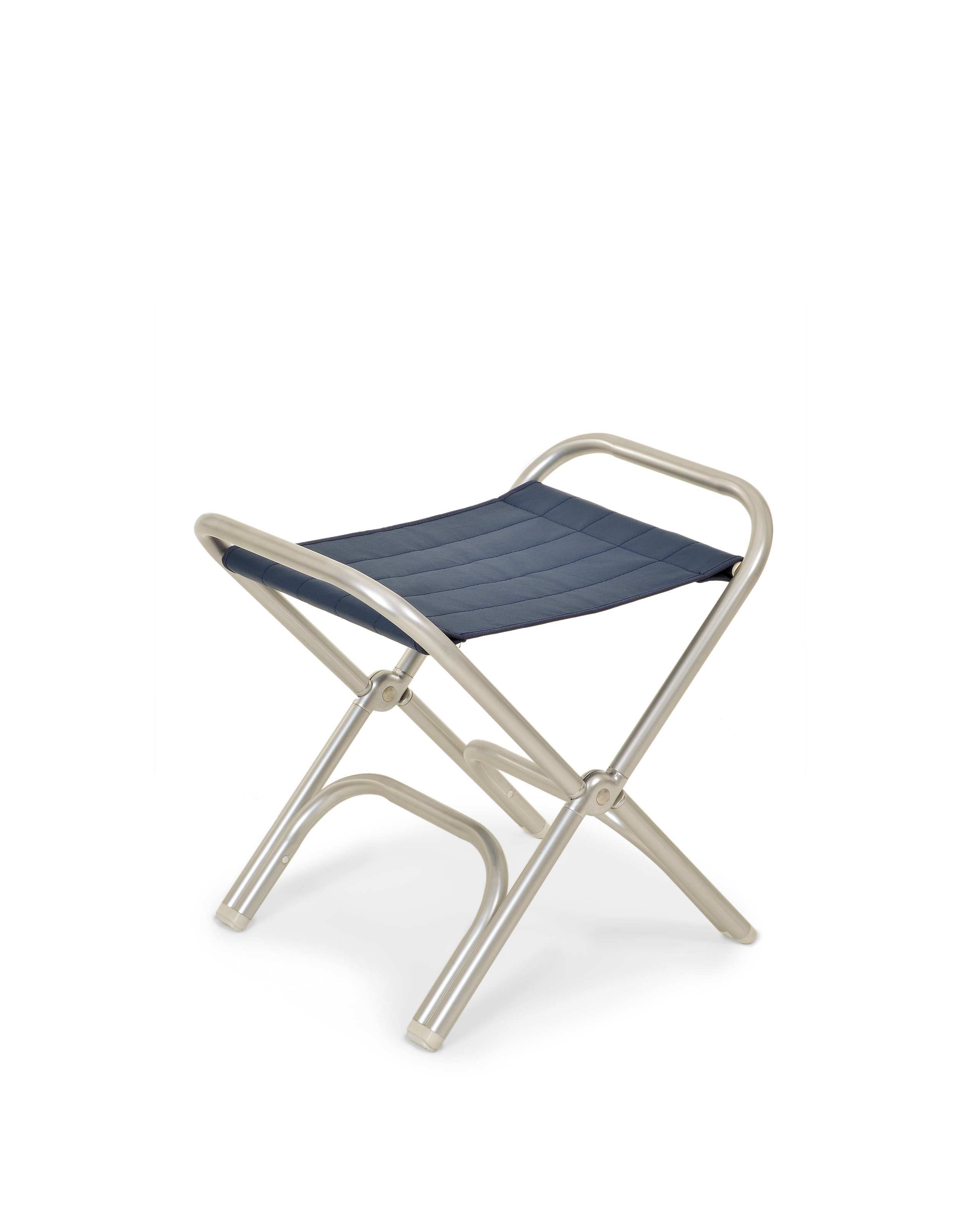 FORMA MARINE Boat Stool Folding Aluminum Blue Vinyl  High-End A7000VB #color_blue vinyl