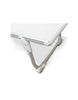 FORMA MARINE Folding Aluminum Sun Lounger White Textilene-PA1200A