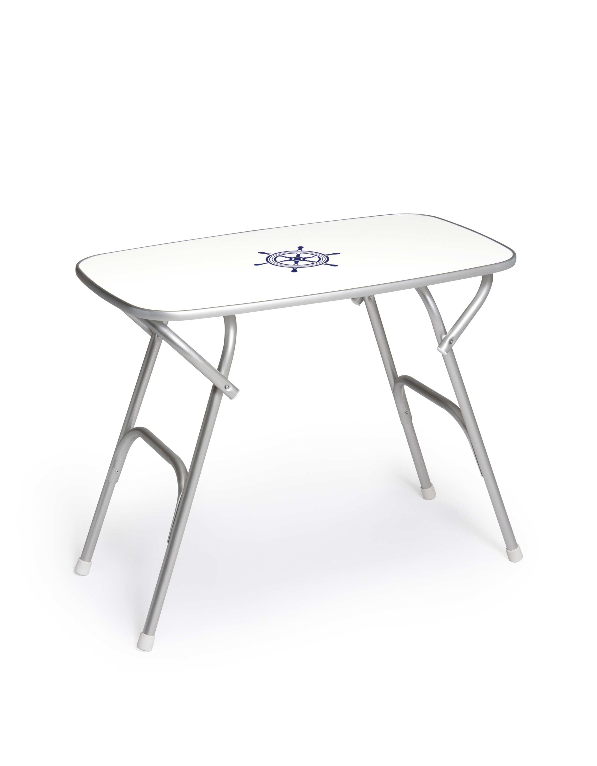 Forma Marine Folding Aluminum and Melamine Top Boat Table 50.5 x 89 x 70 cm-M250H