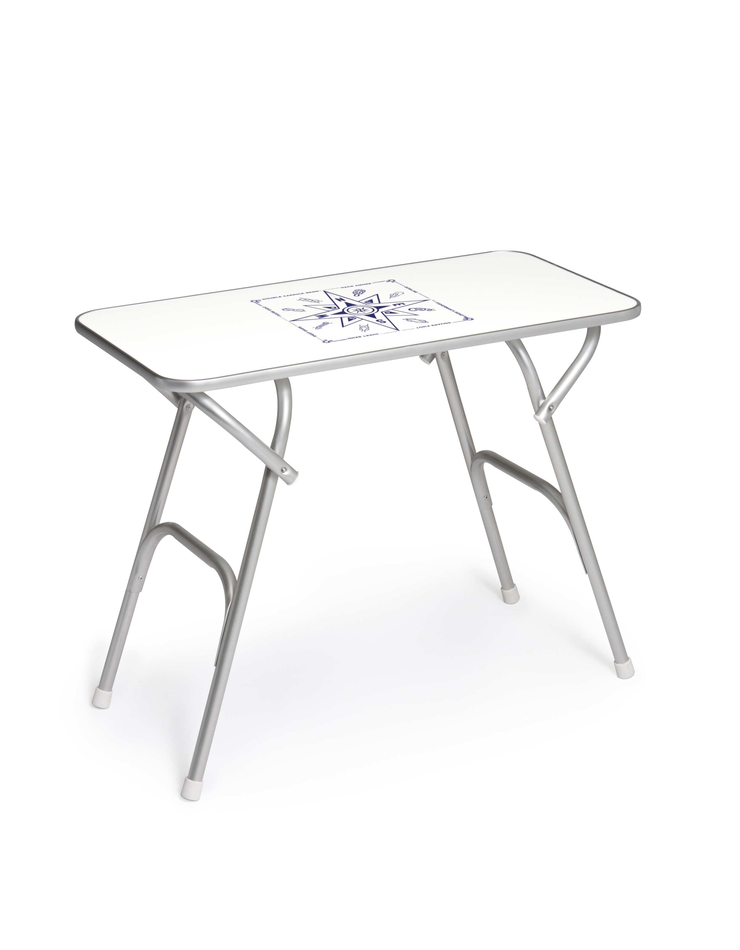 Forma Marine Folding Aluminum and Melamine Top Boat Table 44 x 88 x 70 cm-M200H