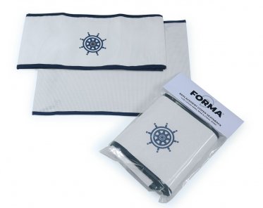 FORMA MARINE Replacement Textilene Fabric Set For M100 Chair Vinyl White RM100VW #color_white vinyl