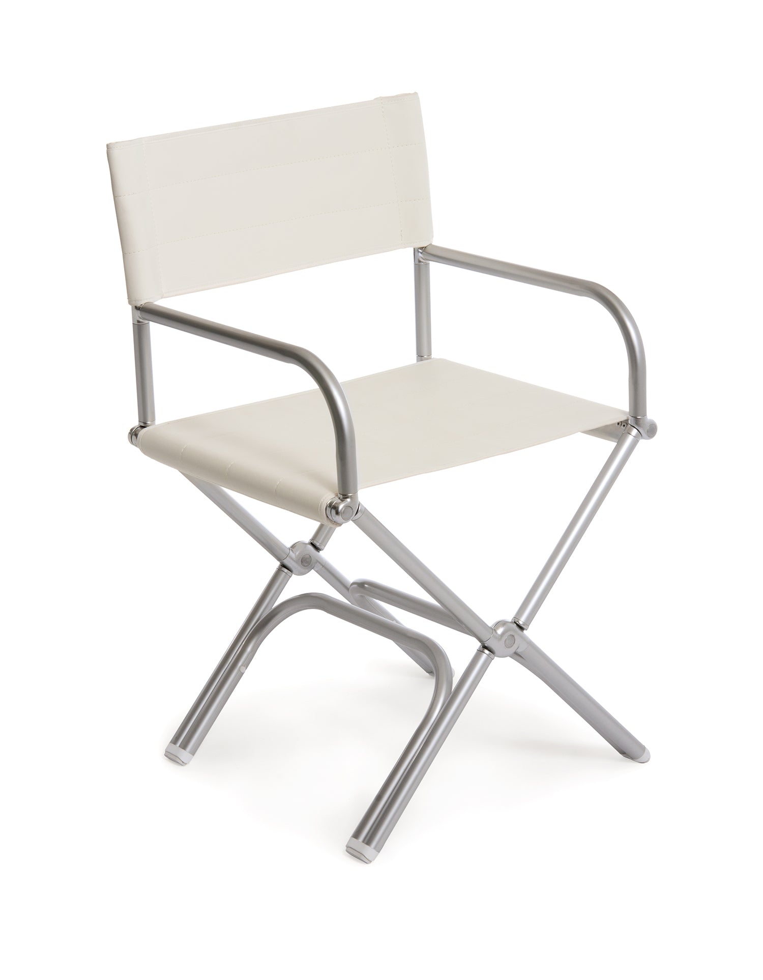 FORMA MARINE Boat Chair High-End Folding Aluminum White Vinyl, A6000VW #color_white