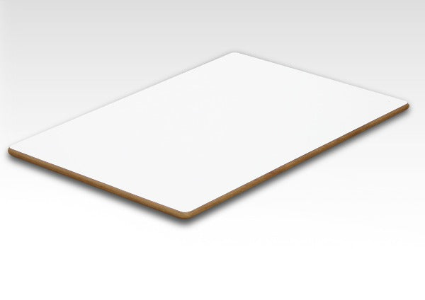 FORMA MARINE High Quality Marine grade Plywood covered with White Formica Table Top 61 x 88 cm, Model  S6188FT