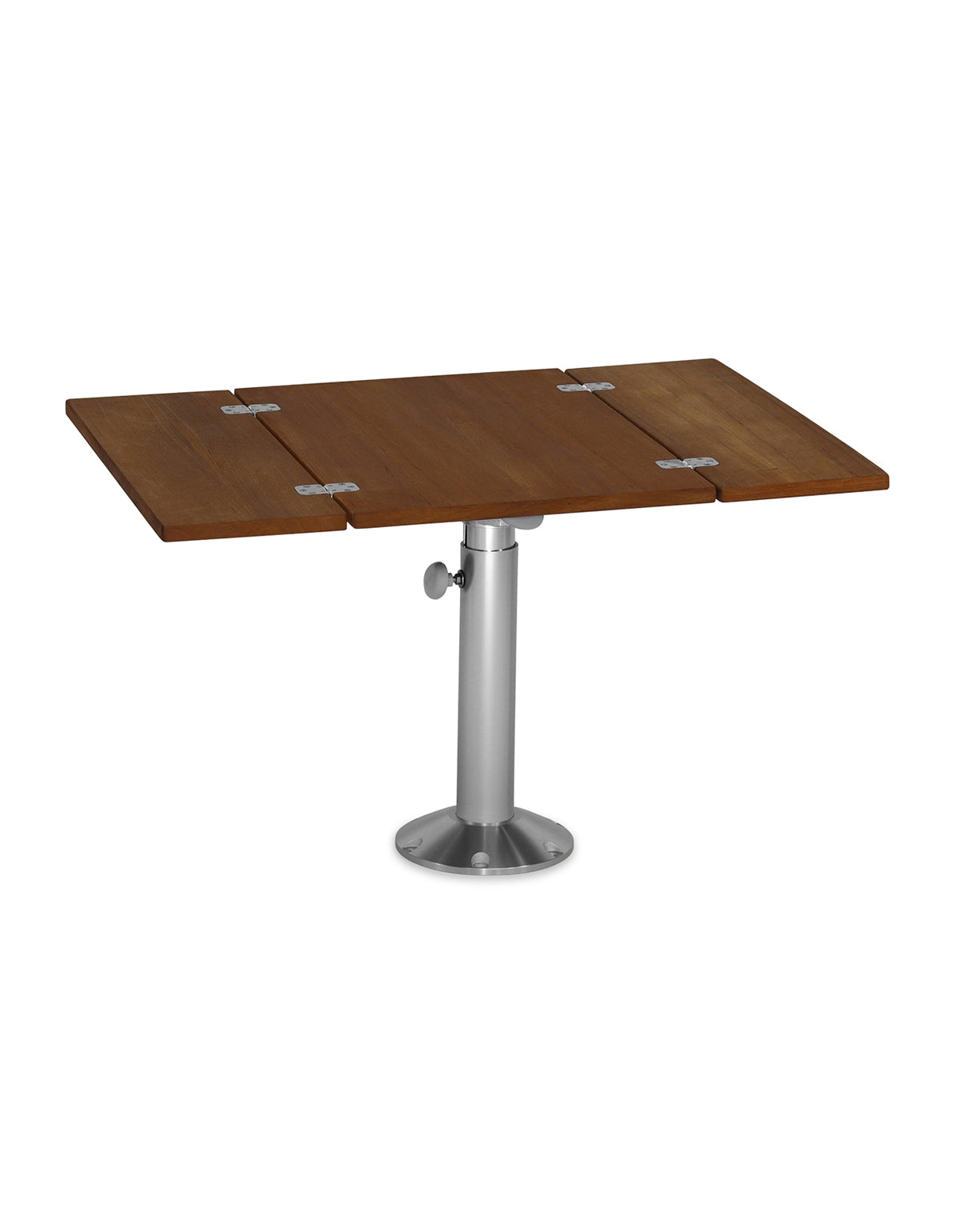 Marine grade Plywood covered with Teak Veneer Table Top - Open 66x90 cm or Folded 66x45cm S6690T