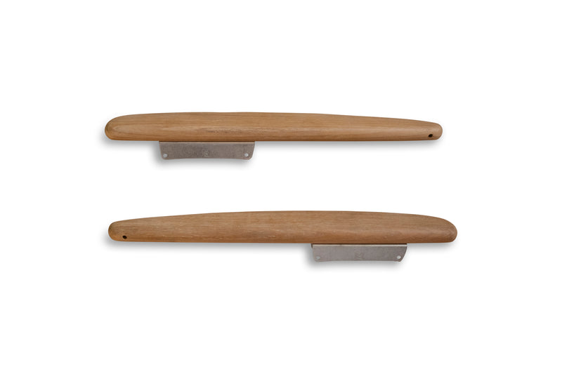 Replacement Chair Teak Armrest with Aluminum Bracket for Forma Chairs M100/M150-TA100/150