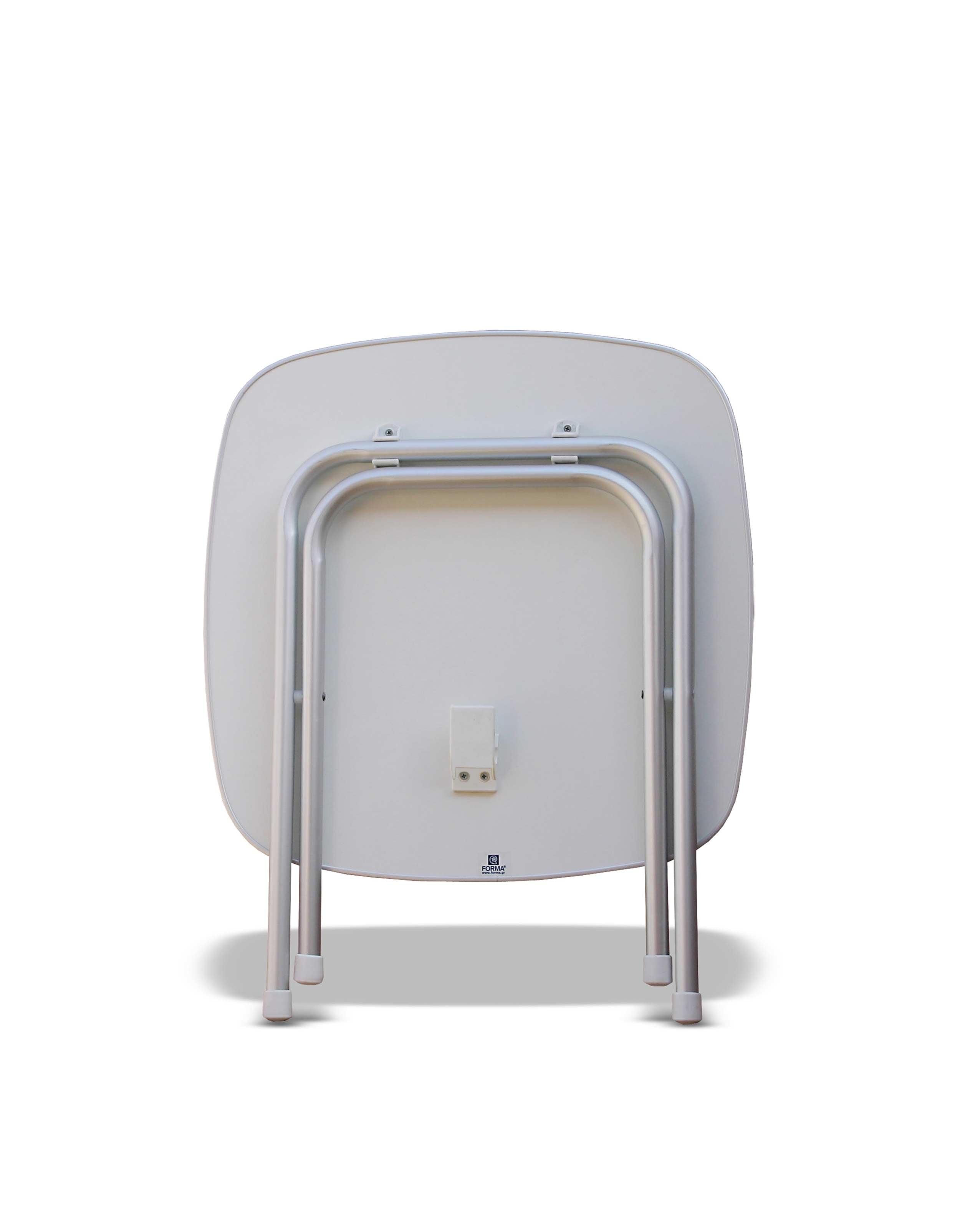 Forma Marine Folding Aluminum and Melamine Top Outdoor Table 61 x 61 x 49 cm-M350X
