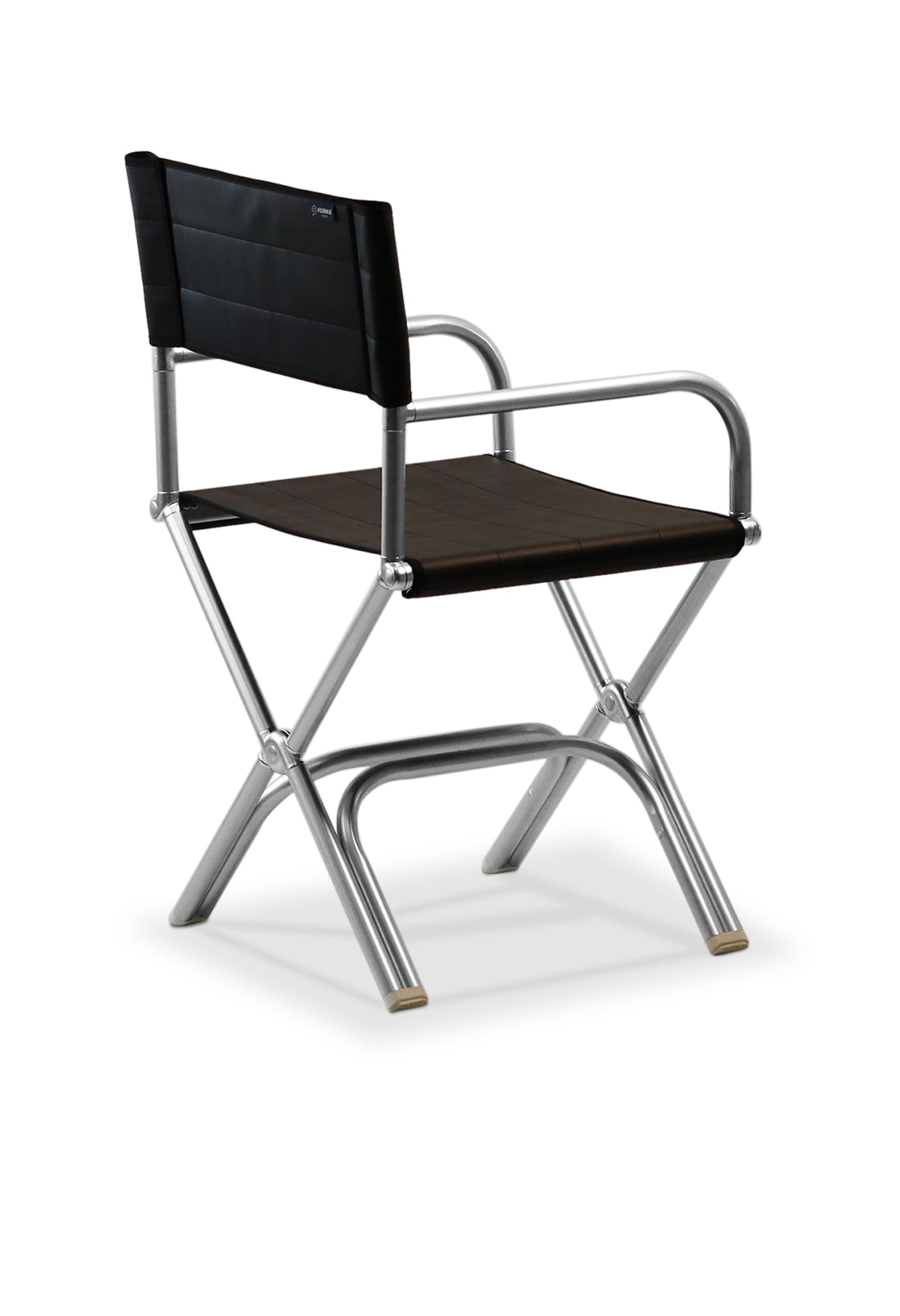 FORMA MARINE Boat Chair High-End Folding Aluminum Black Vinyl , A6000VBL #color_black vinyl