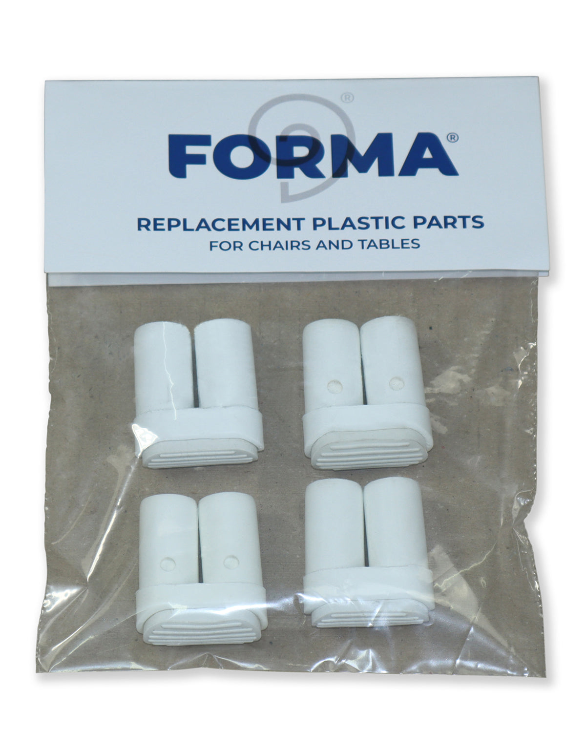 FORMA MARINE Replacement Leg Tips for Forma Stools A7000 Model Set of 4 - CTA7000