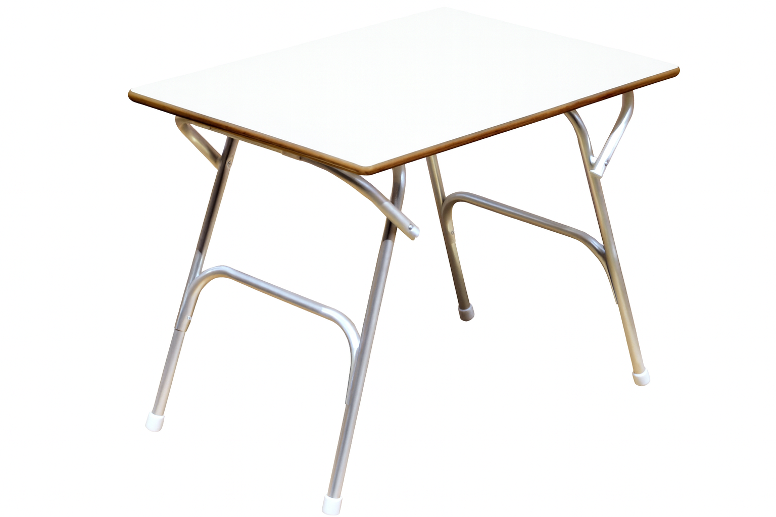 Marine grade Plywood covered with White Formica Boat Table 61x 88x70cm -M400HFT