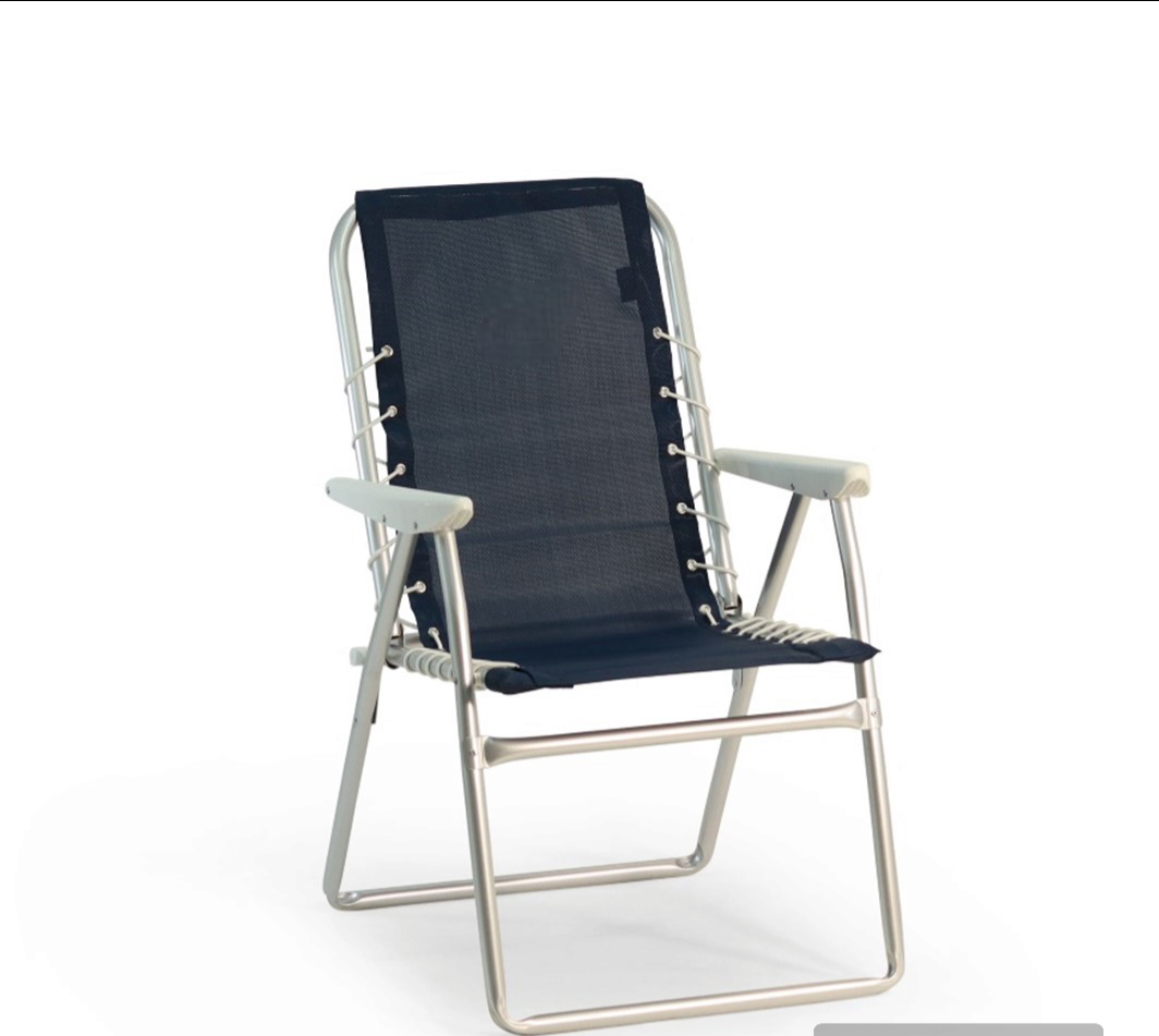 Forma Marine Outdoor Chair Folding Aluminum Textilene Fabric PA150X-VNB #color_navy vinyl
