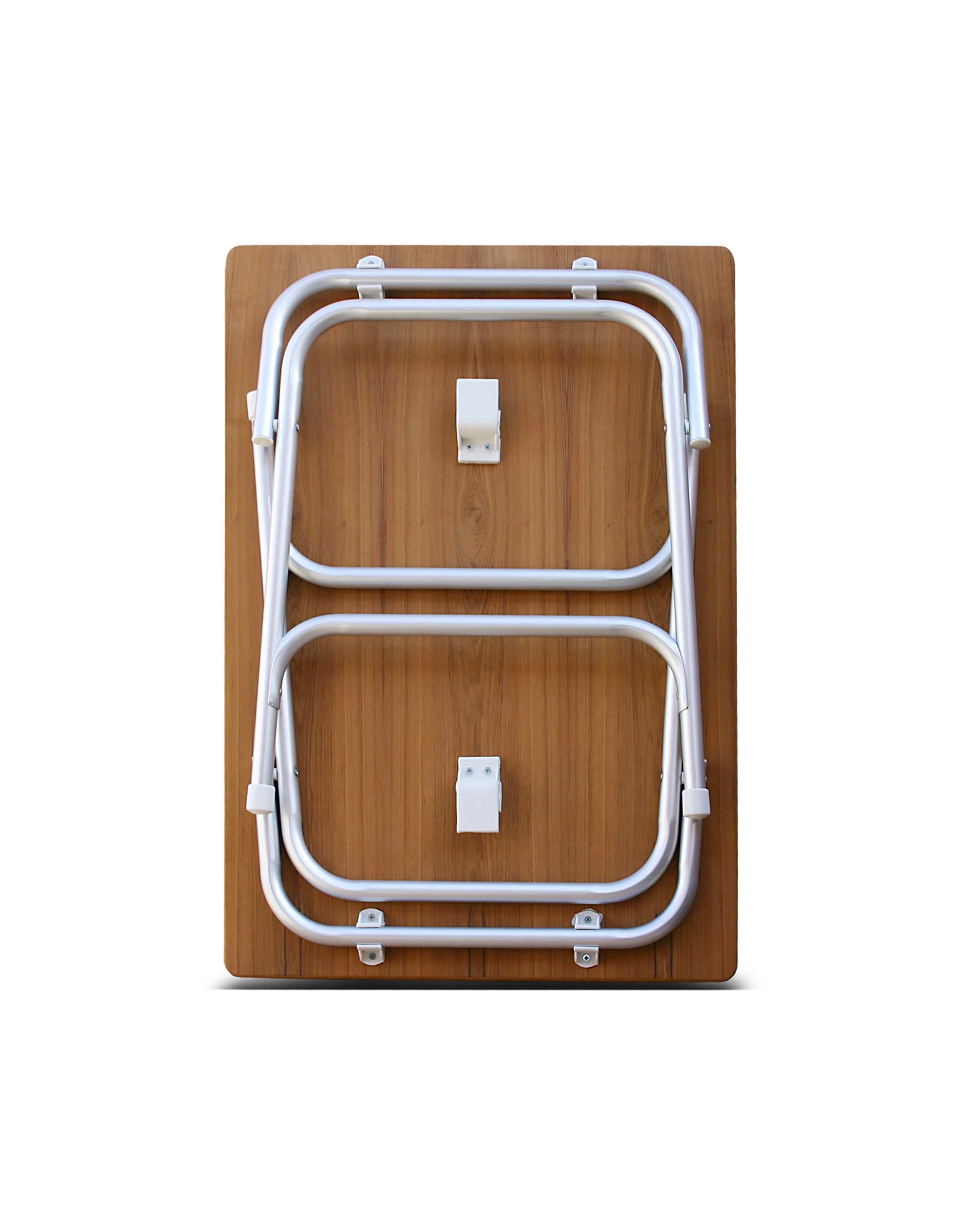 Forma Marine Folding Aluminum and Teak Boat Table 62 X 88 X 61 cm-M400T