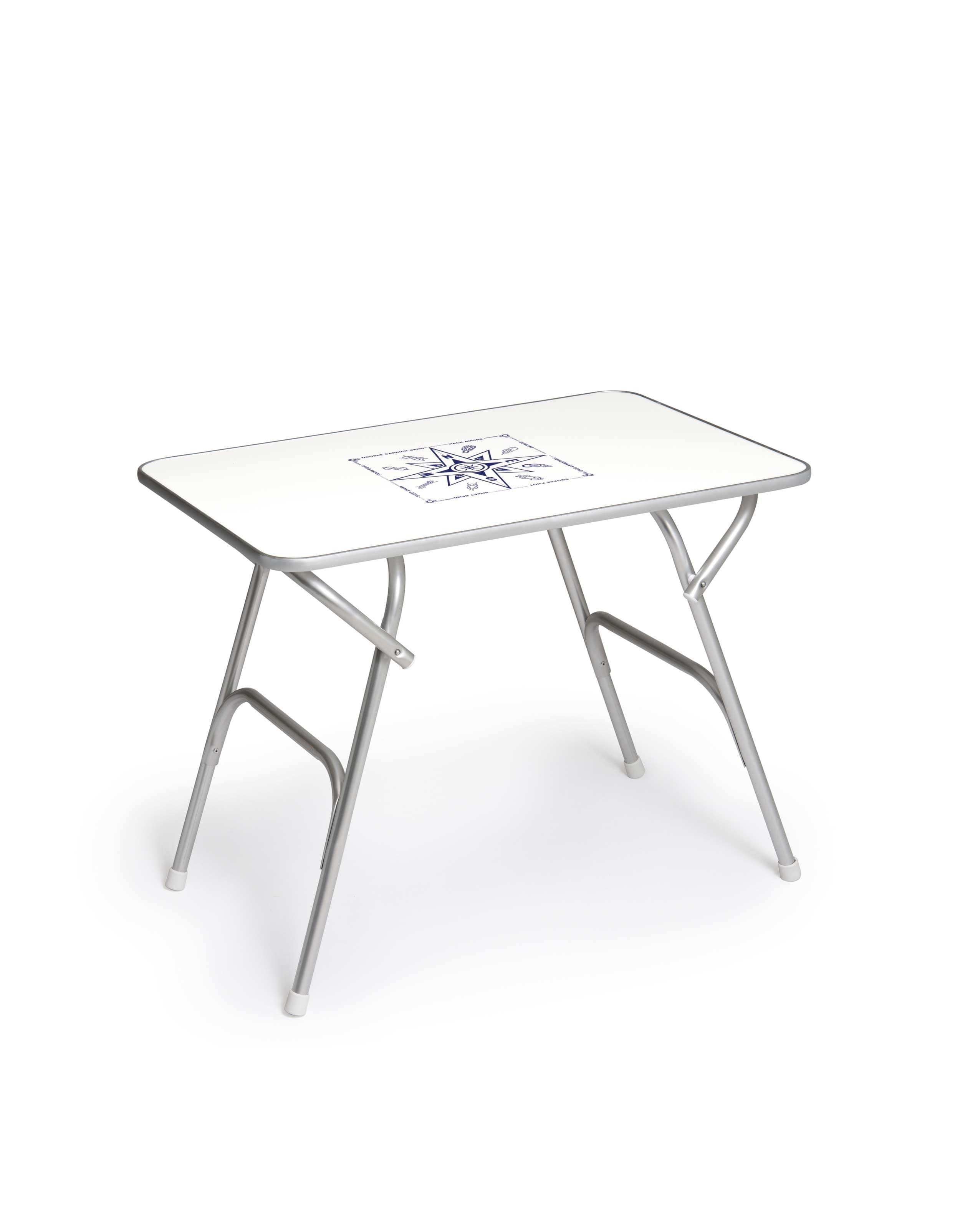 Forma Marine Folding Aluminum and Melamine Boat Table 60 x 88 x 70 cm-M400H