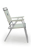 FORMA MARINE Folding Aluminum White Outdoor Chair Textilene, Model PA160A
