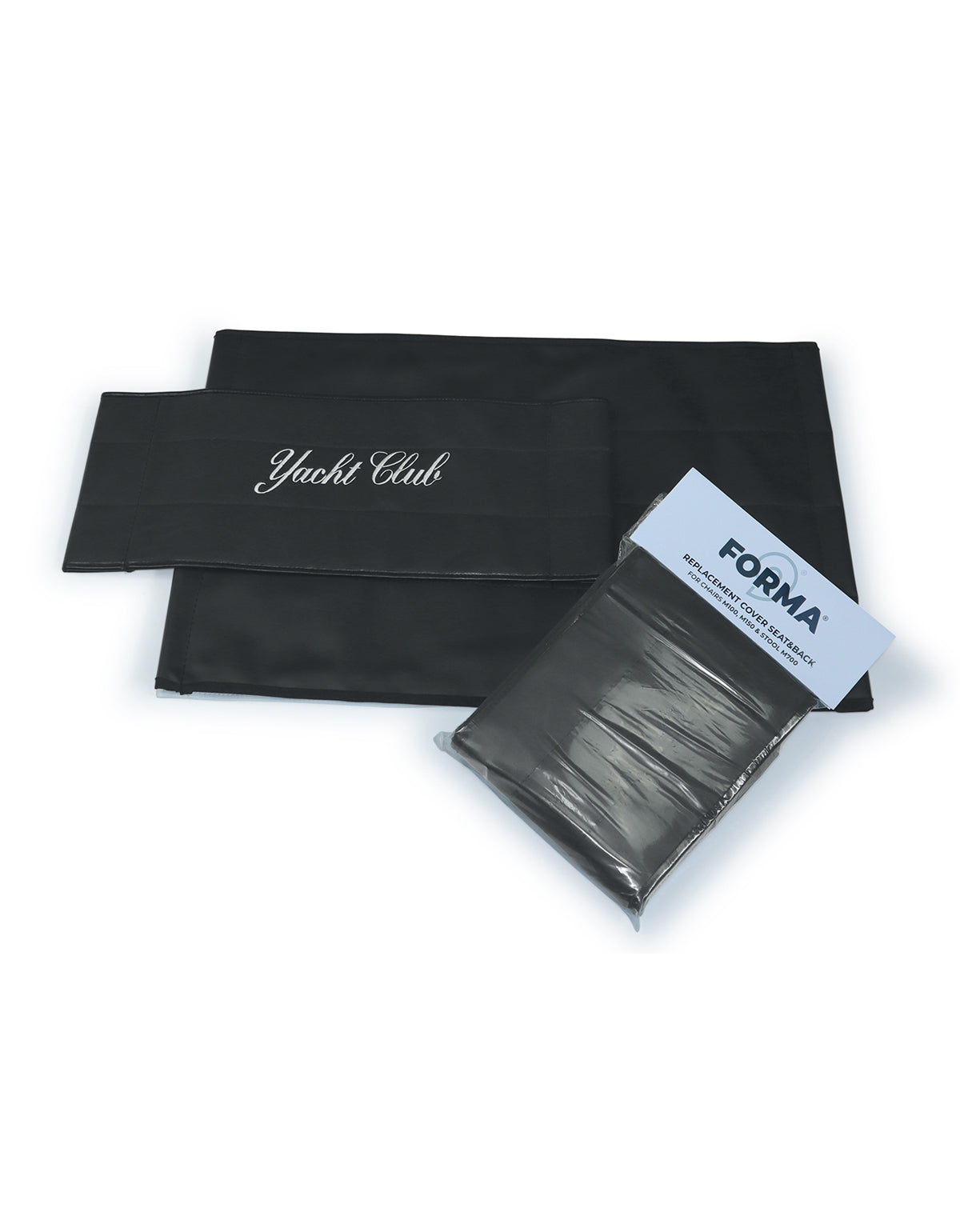 FORMA MARINE Replacement Set for A6000 ASTRON Chair Vinyl Black  RA6000VBL #color_black vinyl