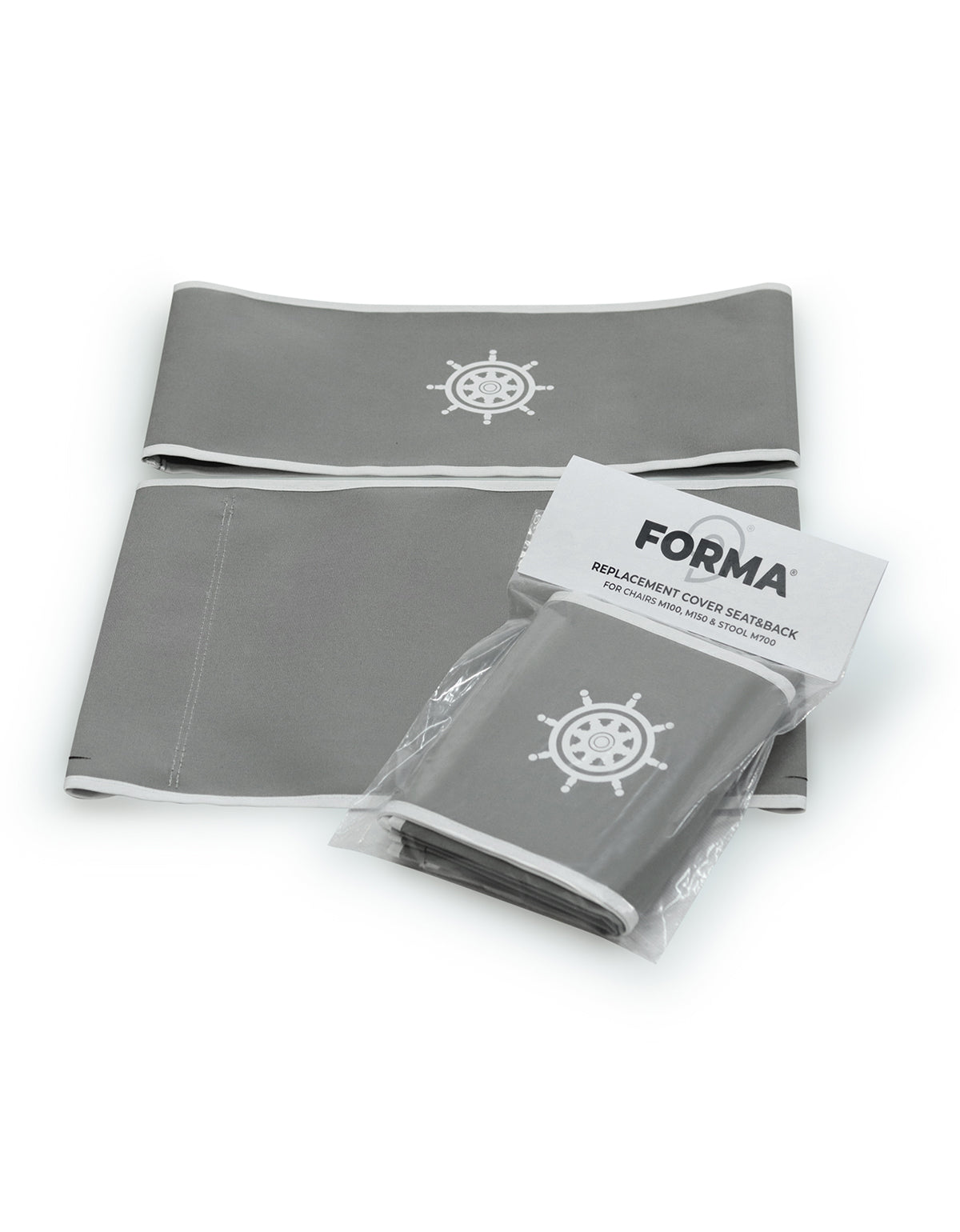 FORMA MARINE Replacement  Fabric Set For M100 Chair Grey RM100G #color_grey