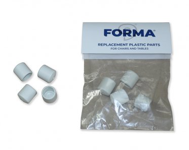 FORMA MARINE SET OF 4 Replacement Table 25mm Leg Tips-CT104