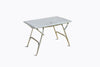 FORMA MARINE Folding Aluminum and Marine Plywood Boat Table Protected by cover, dimensions are 45 x 88 x 61 cm