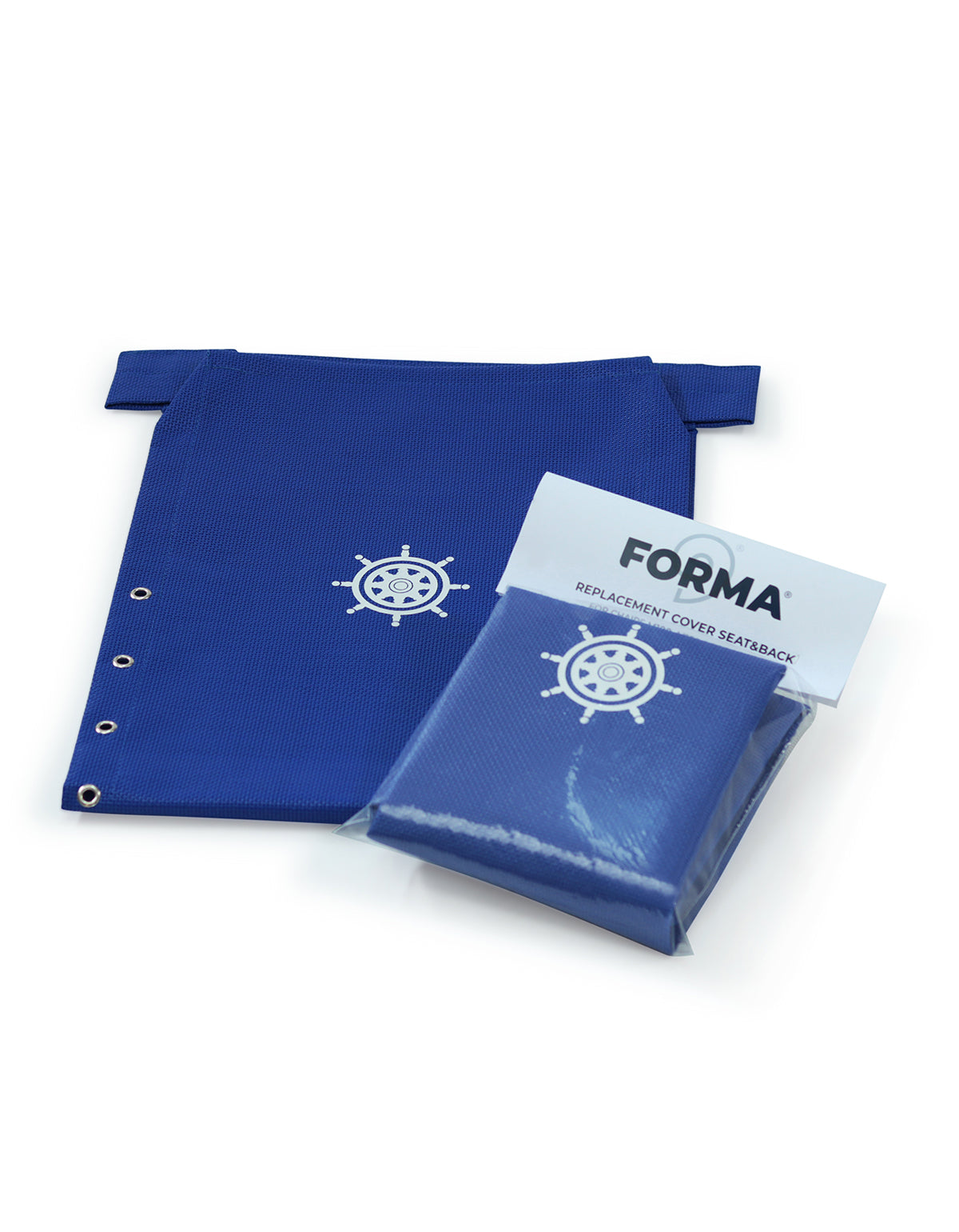 FORMA MARINE Replacement Fabric for M150 Chair Blue Vinyl RM150BV #color_blue vinyl